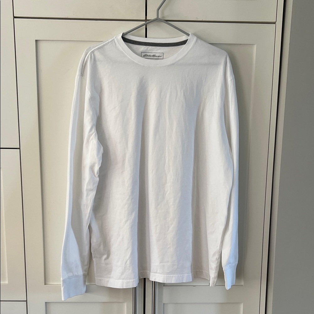 Eddie Bauer Crisp White Long Sleeve Tee